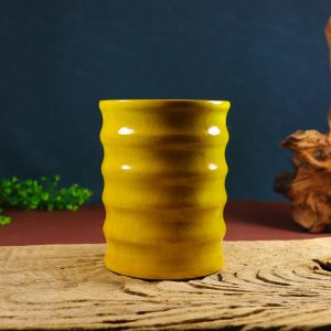 Natural Nanmu Bamboo Joint Pen Holder Decorative Item